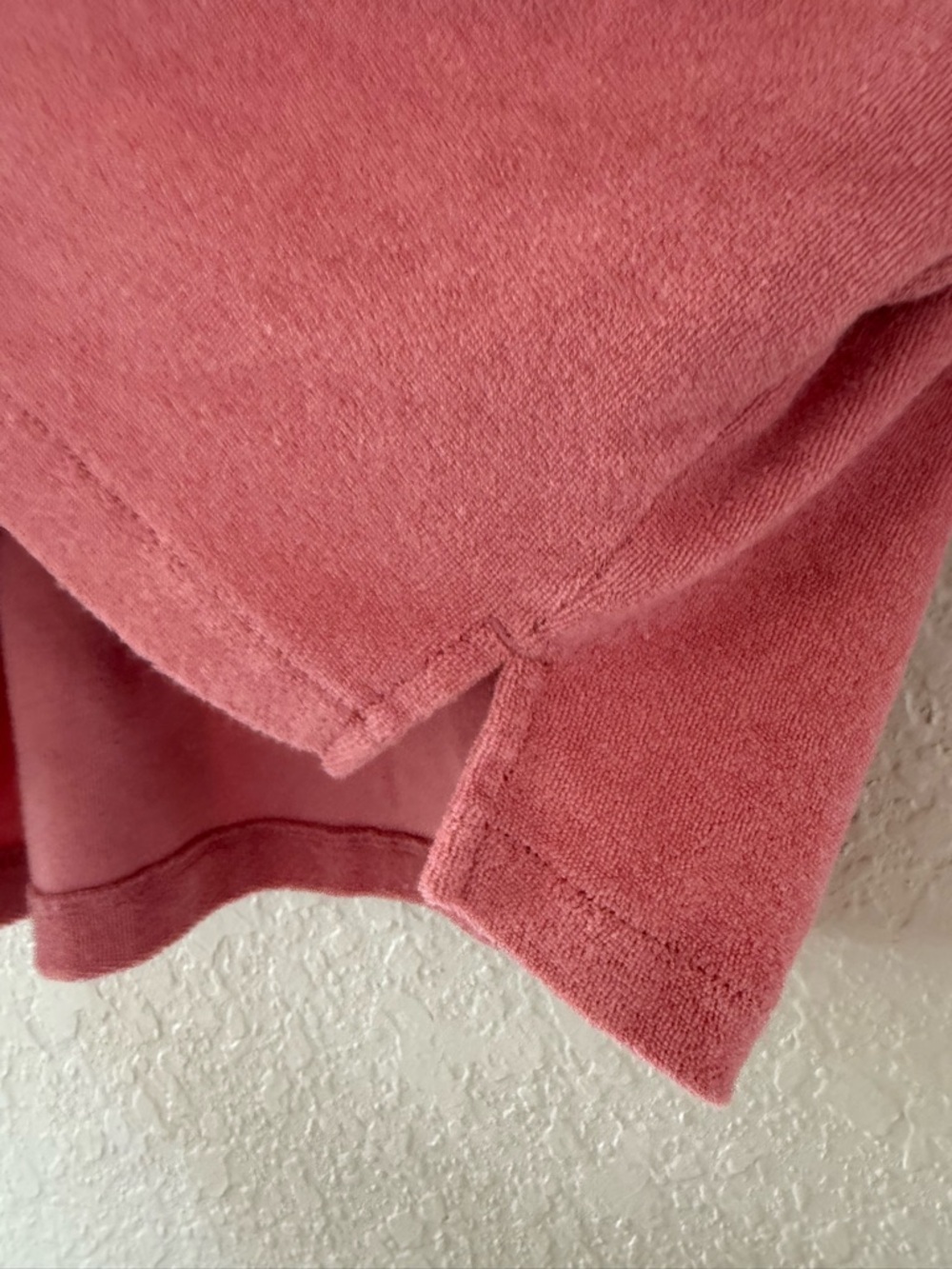 Abercrombie & Fitch Pink Cropped Short Sleeve Terry Tee - Picture 3 of 4